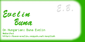 evelin buna business card